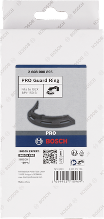 Bosch PRO kaitserõngas GEX 18V-150-3 jaoks.